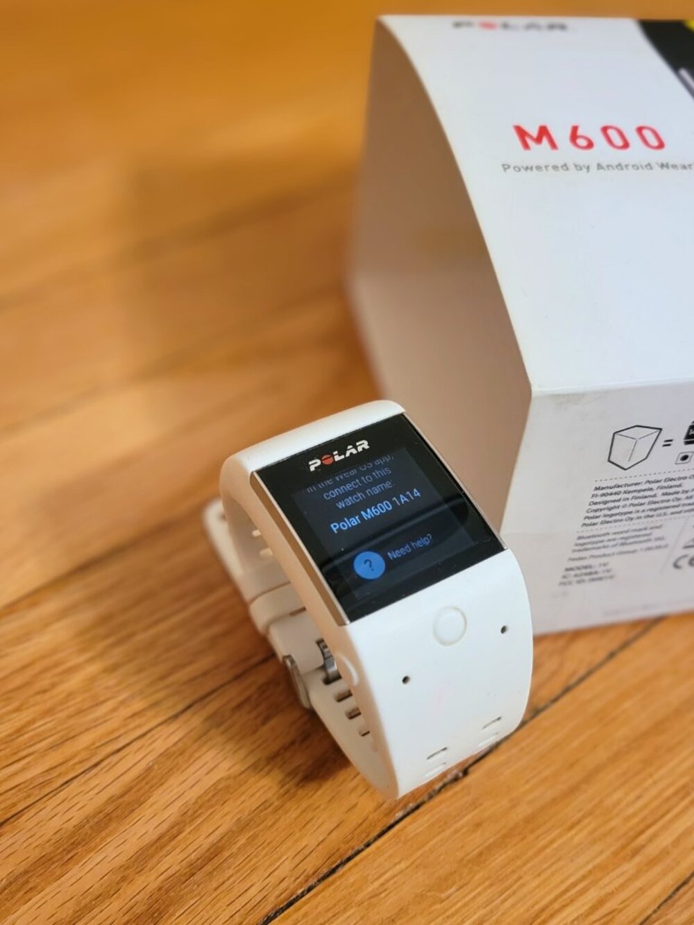 Polar M600 GPS Sports Smartwatch - Complete Kit w/ Original Box